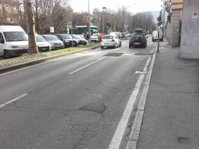 Viale varese riaperta