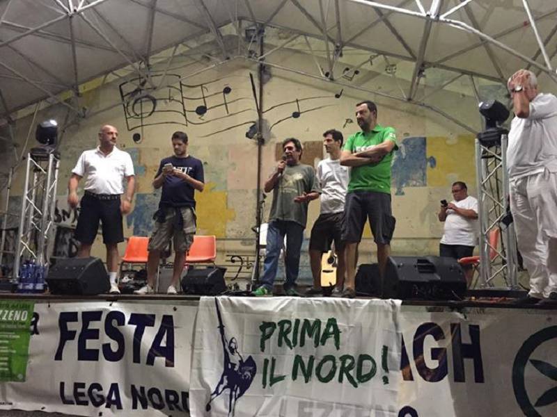 salvini a lezzeno festa lega