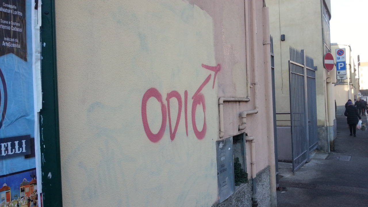 vandalismo via sirtori