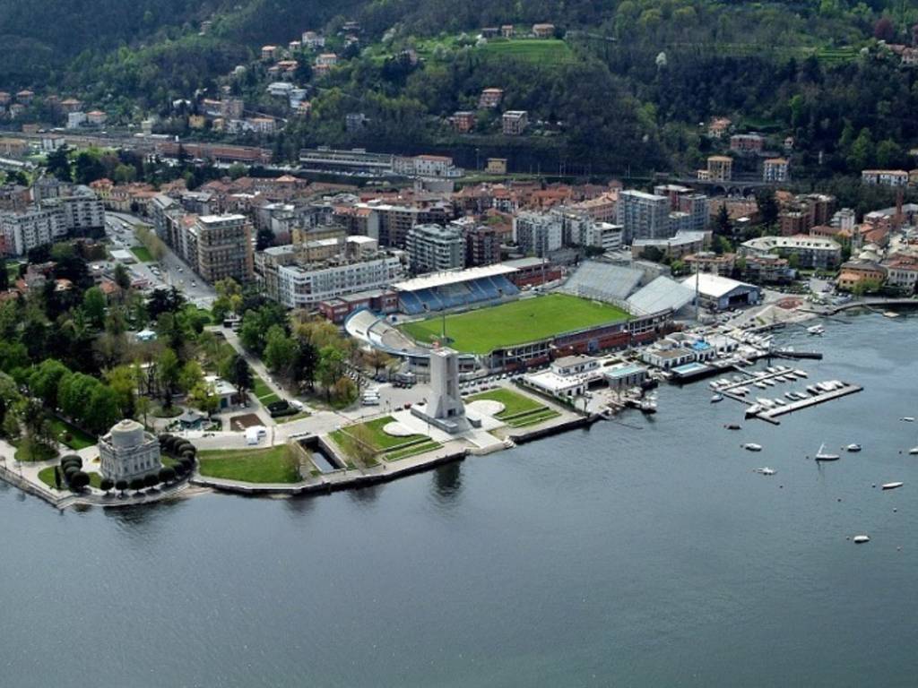 veduta stadio da alto