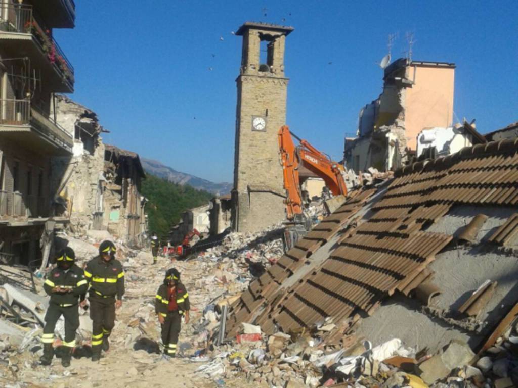 amatrice pompieri