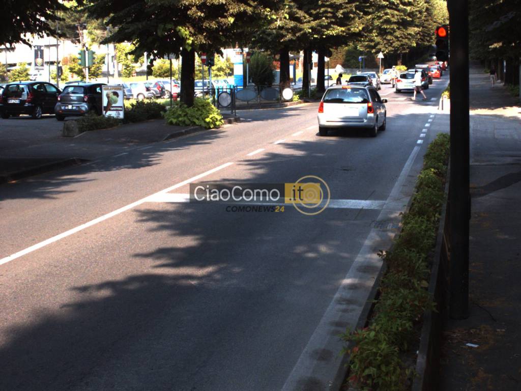 automobilisti da cartellino rosso a Cantù