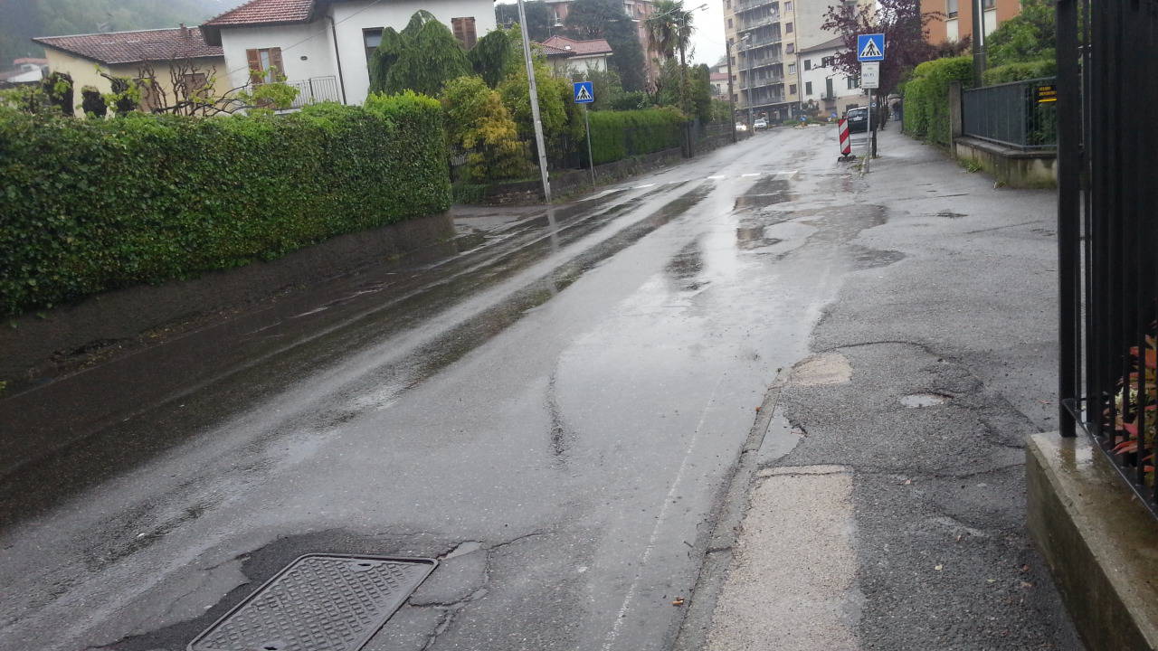 pioggia strade della provincia, allagamenti maltempo
