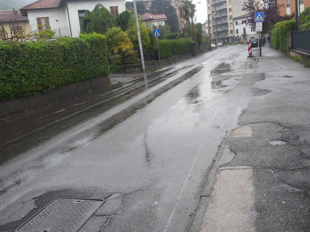 pioggia strade della provincia, allagamenti maltempo
