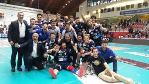 pool libertas festeggia salvezza a2 a brescia