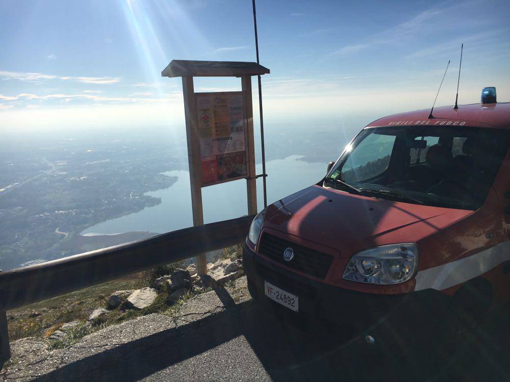 ricerche dei pompieri monte cornizzolo donna scomparsa