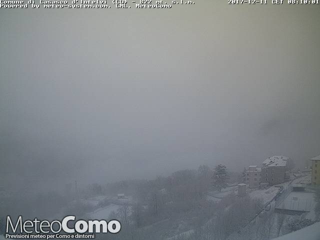 Risveglio bianco nel comasco: le web-cam di MeteoComo