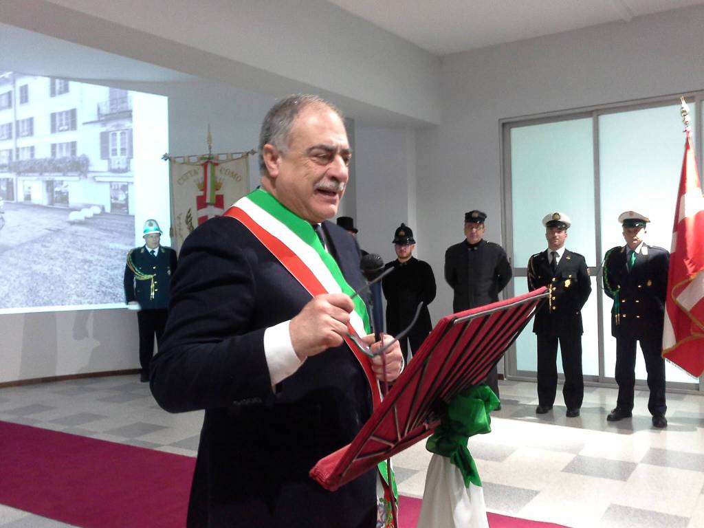 sindaco di como landriscina festa polizia locale como