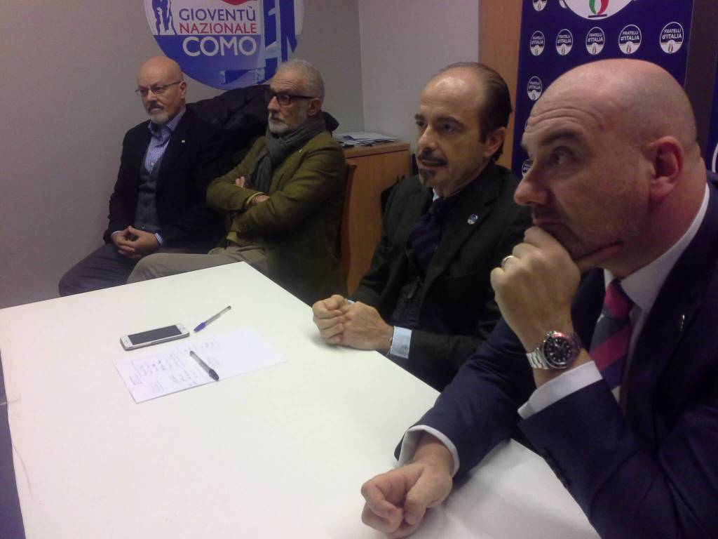 La presentazione dei candidati alle regionali per Fratelli d'Italia