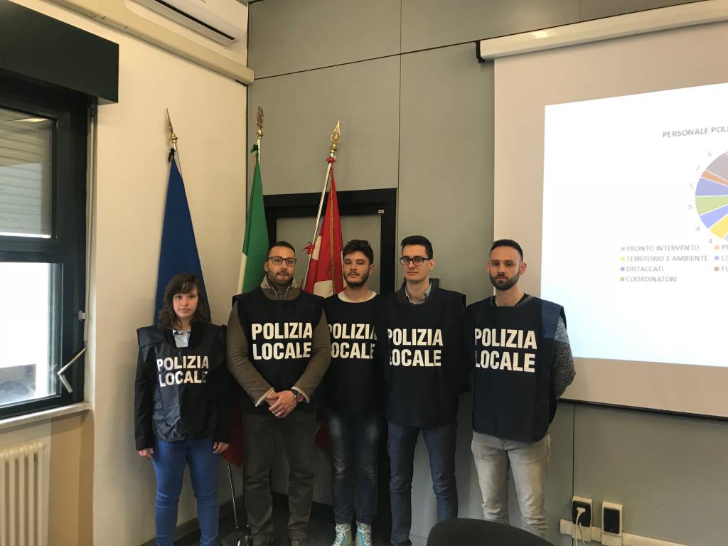 nuovi vigili in servizio a como, la presentazione