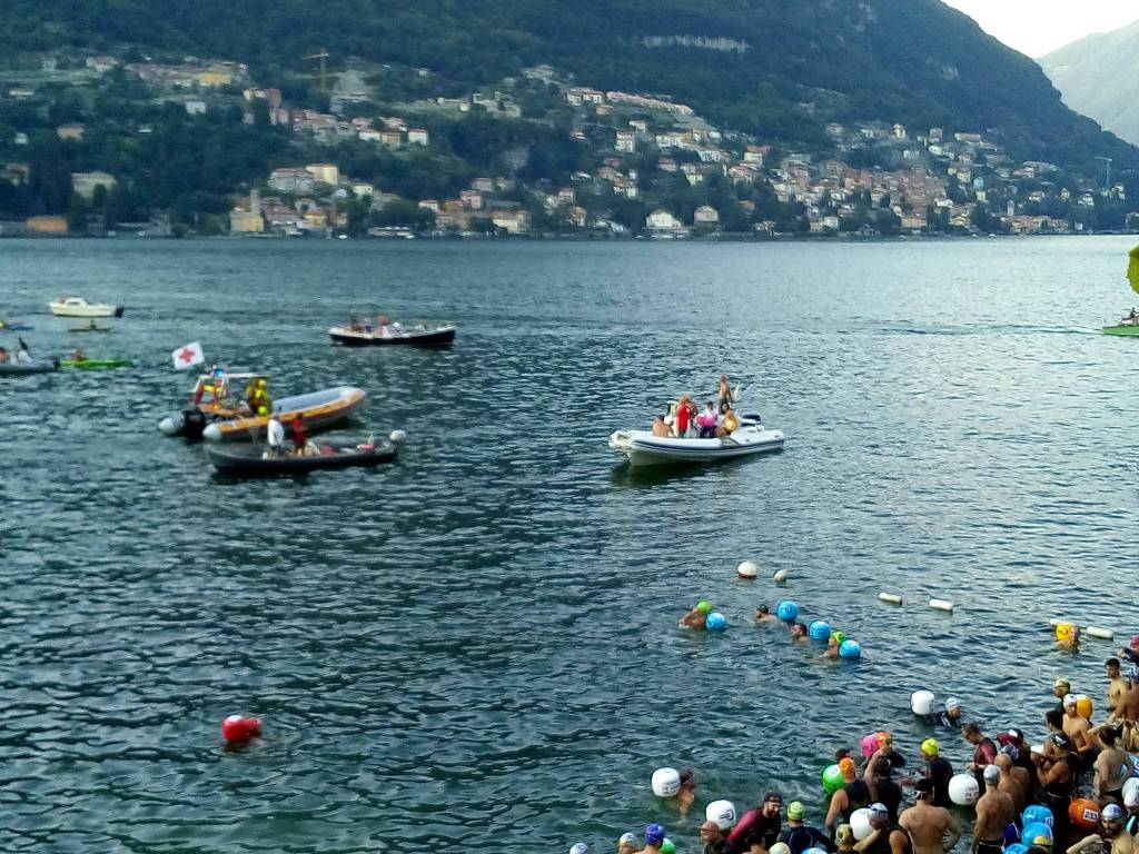 traversata del lago di como partenza da Torno con pallonicini