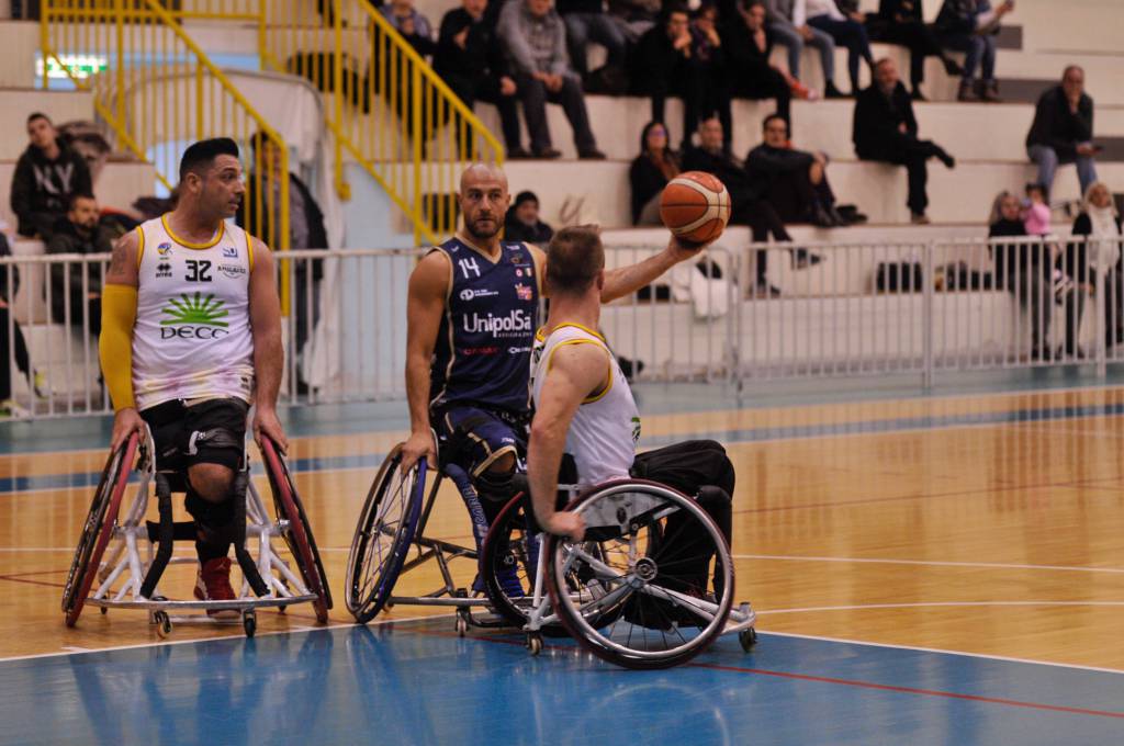 unipolsai briantea basket carrozzina trasferta di Giulianova