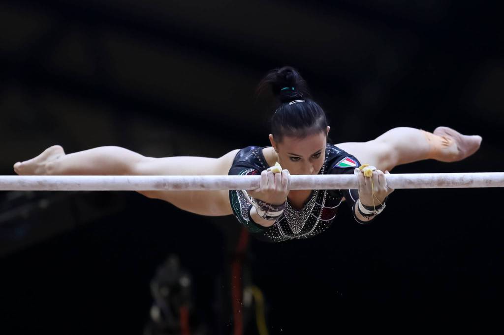 martina rizzelli in finale parallele a melbourne world cup