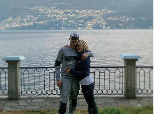 mauro icardi e wanda nara casa sul lago di como compleanno suo