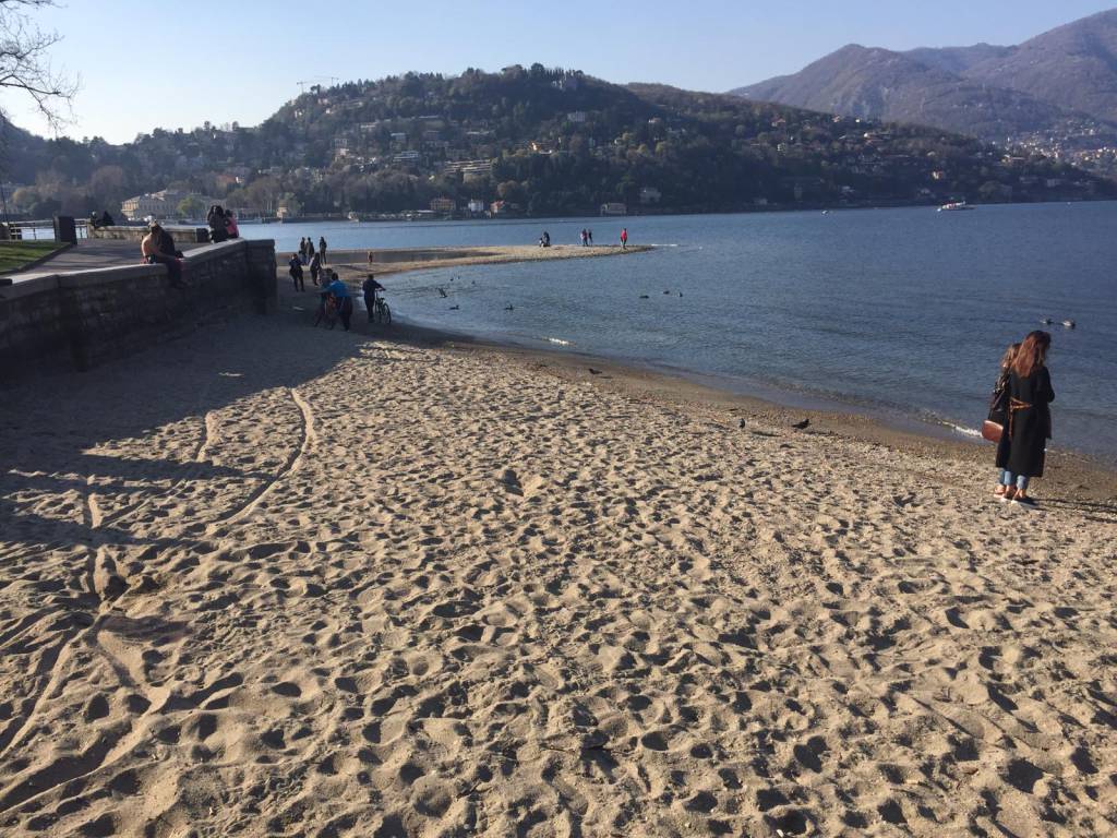 La grande siccità del Lario: il lago sempre in discesa