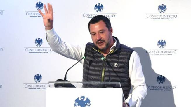 matteo salvini forum di confcommercio a cernobbio