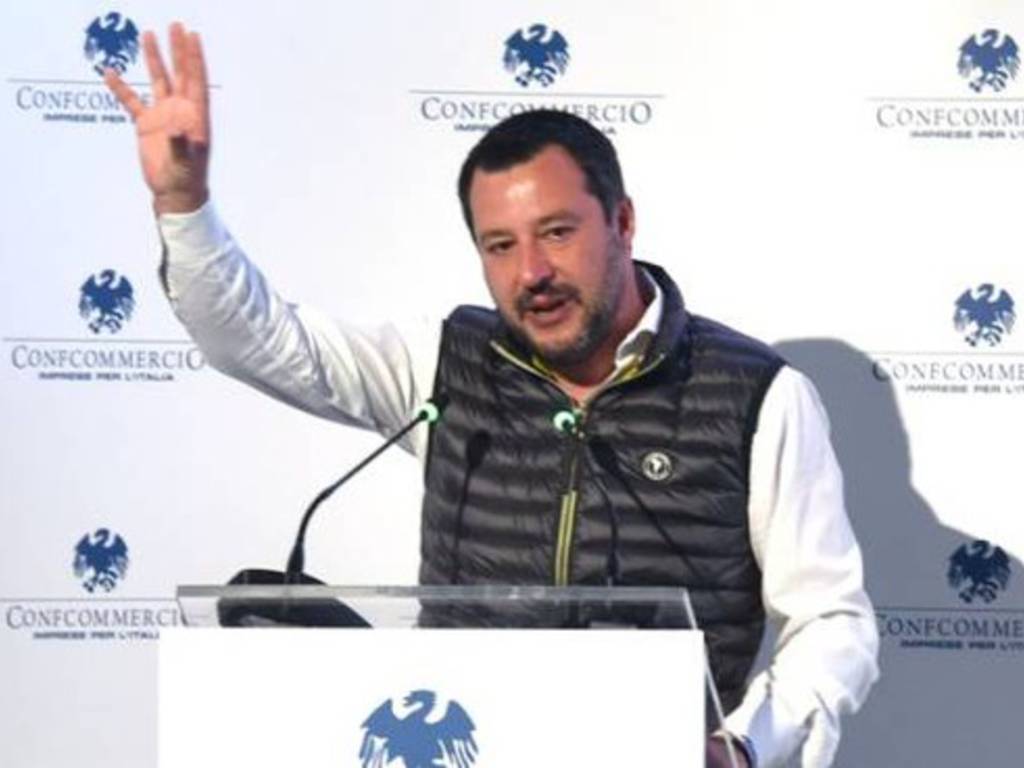 matteo salvini forum di confcommercio a cernobbio