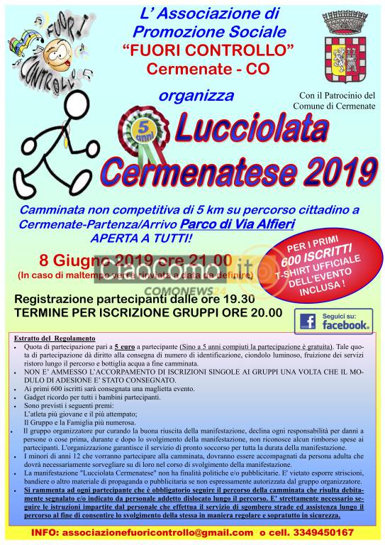 5° Lucciolata Cermenatese 2019