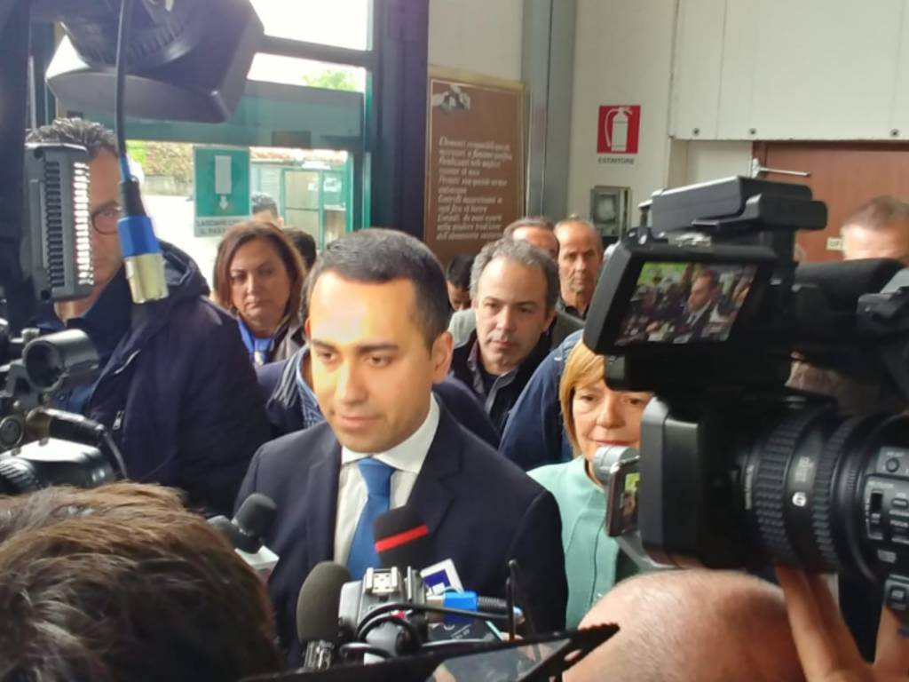 vice premier di maio oggi a carugo sede di drappobianco per incontro imporenditori