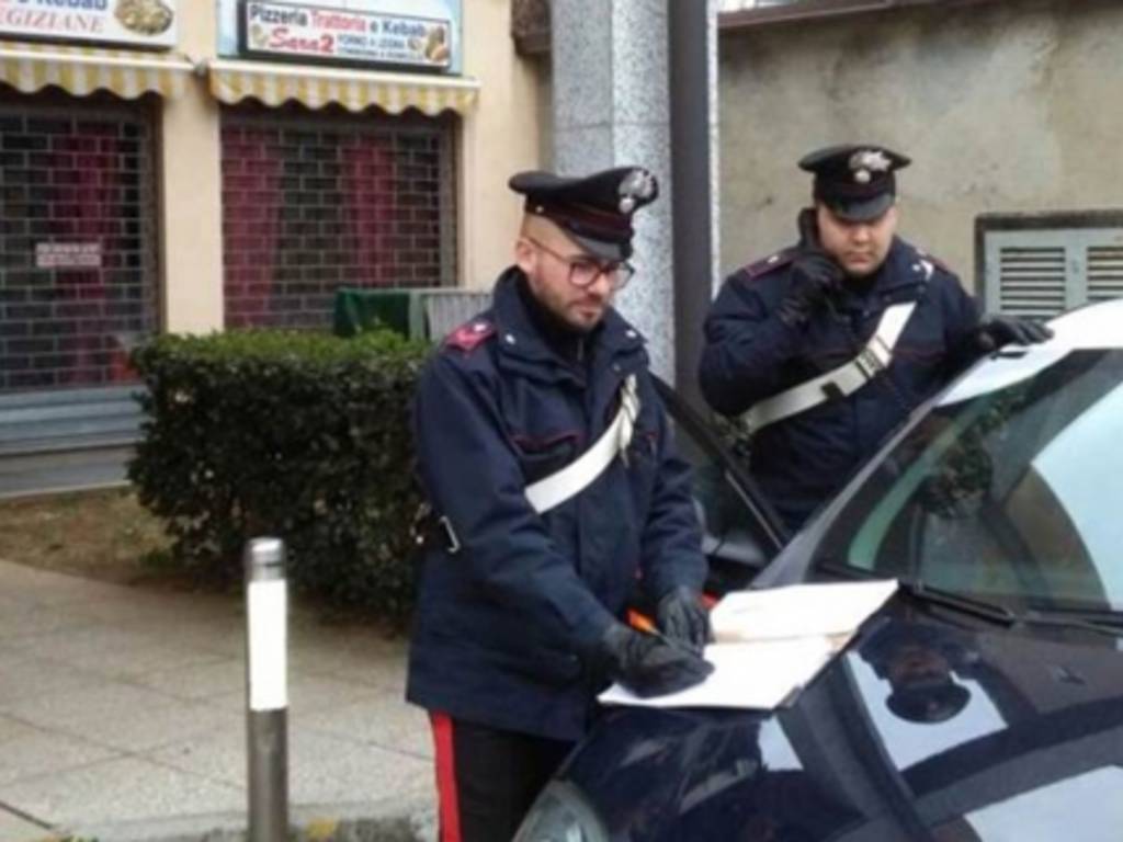 carabinieri spaccio di droga zona di cantù asnago