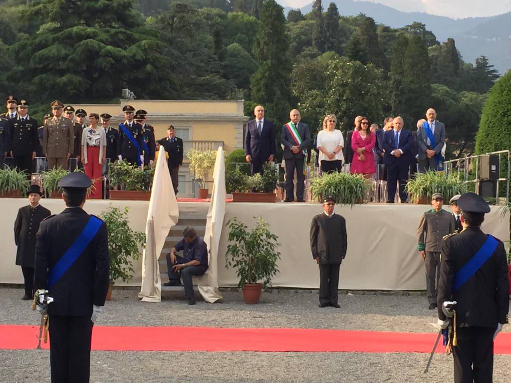 Festa polizia locale di Como per i 150 anni a Villa Olmo