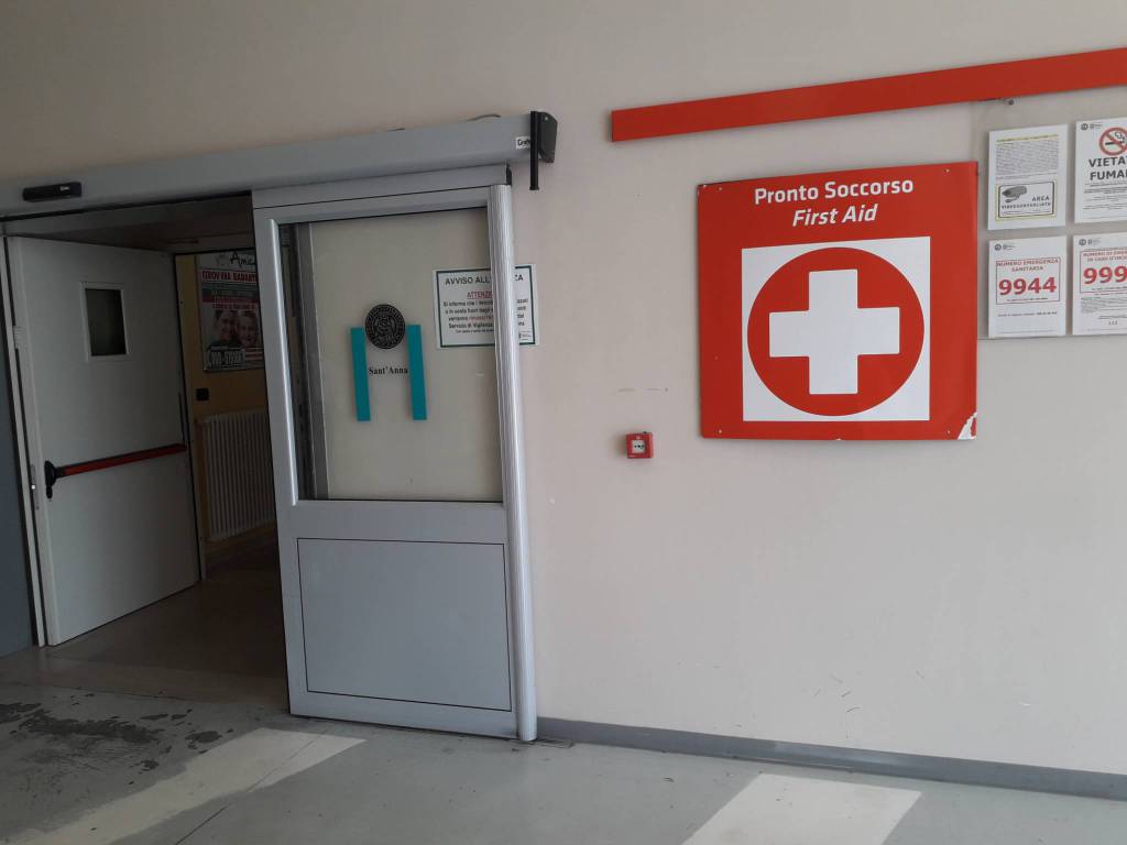 ingresso pronto soccorso ospedale sant'anna di como tunnel