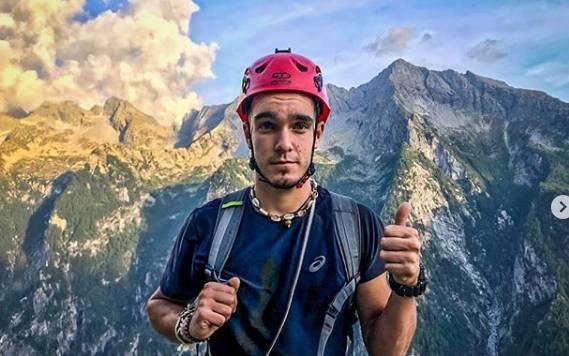 elia baraldi di erba da instagram morto durante scalata monte bianco