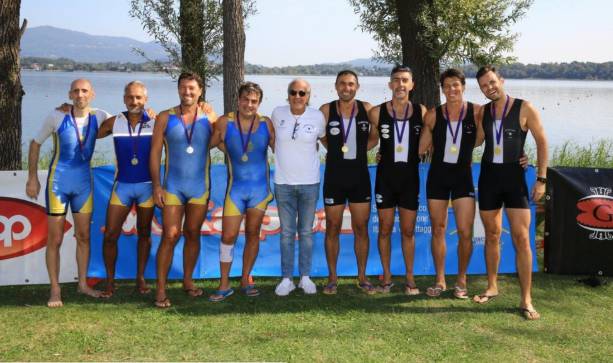 canottaggio campionati italiani per società premiazioni e lario in evidenza