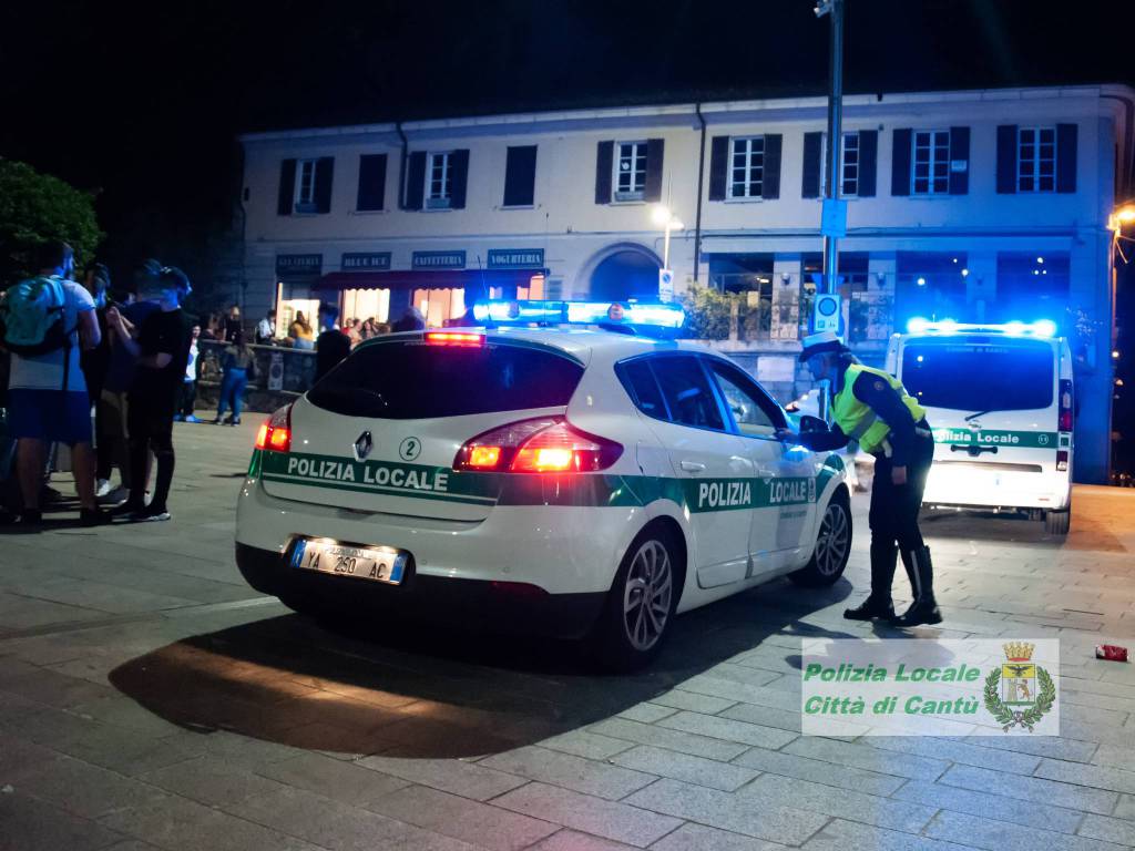 controlli cantù mercoledì sera polizia locale per mercoledìdrink