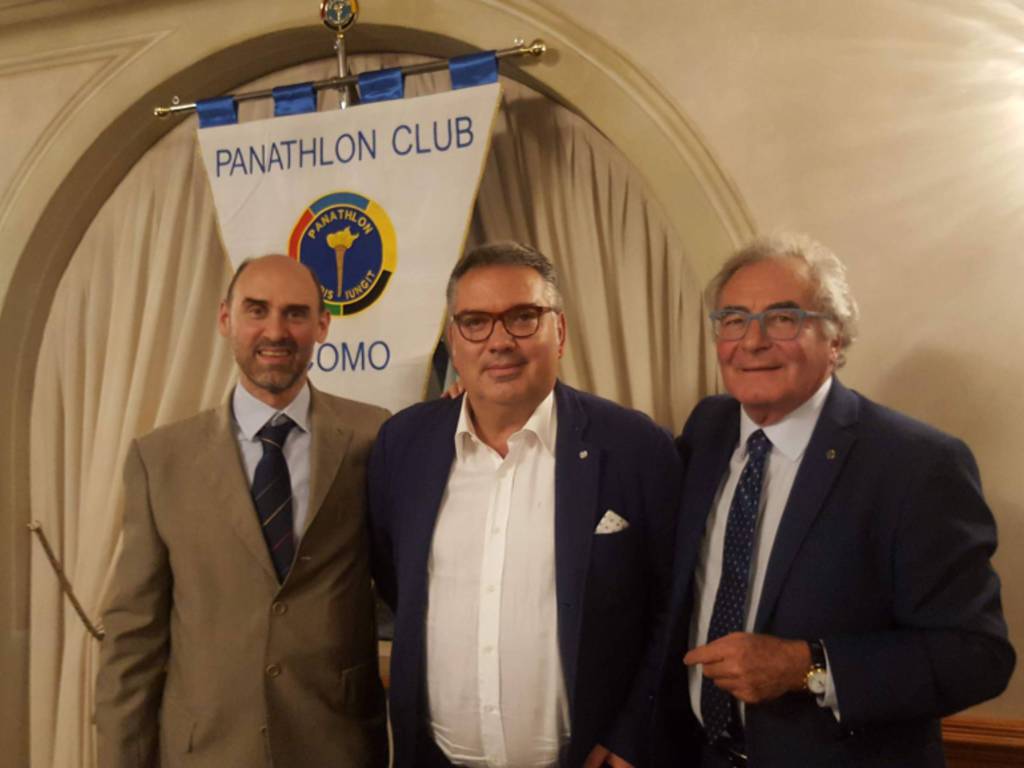 edoardo ceriani nuovo presidente Panathlon di como passaggio con mojoli