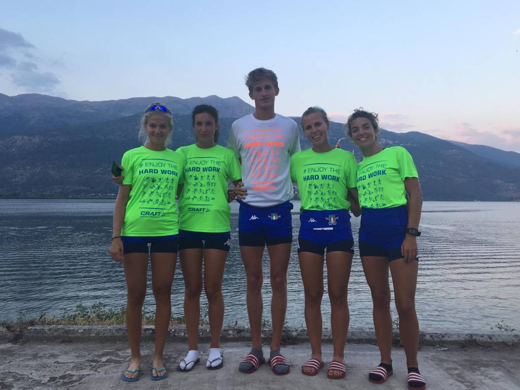 ragazzi della lario medaglie di bronzo europei canottaggio in grecia