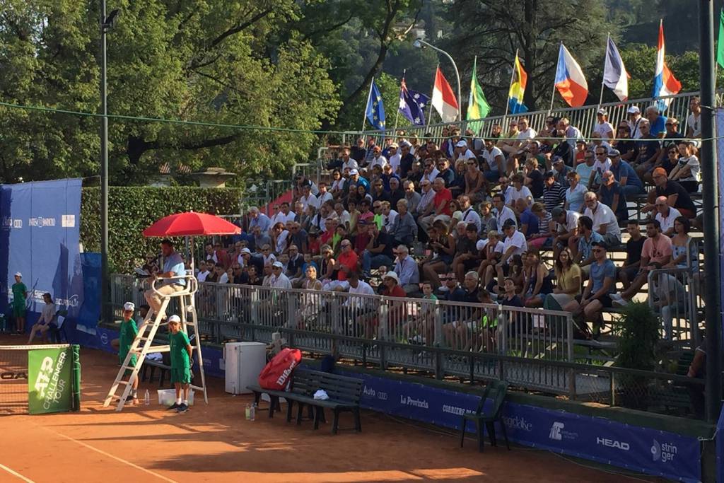 tennis como semifinale challenger villa Olmo pubblico martin e mena