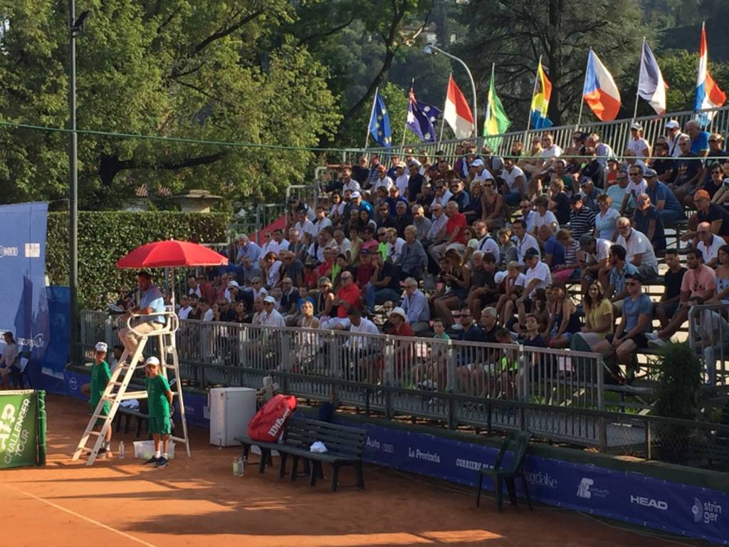 tennis como semifinale challenger villa Olmo pubblico martin e mena