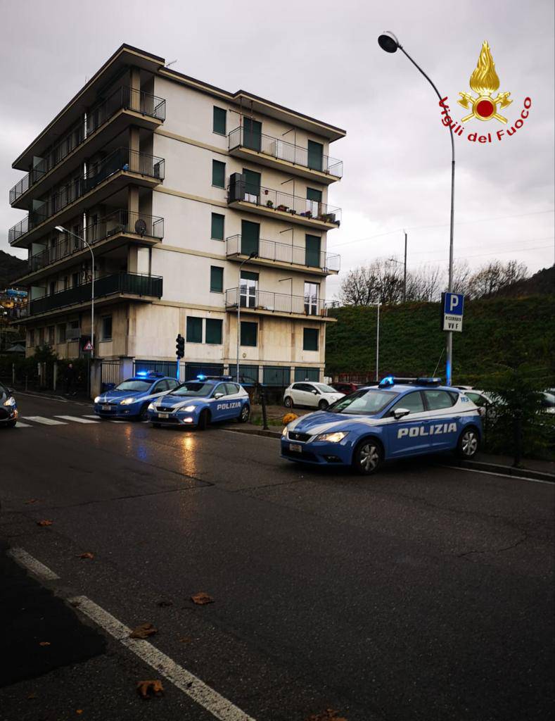 I pompieri di Como in lutto: ricordano i colleghi morti ad Alessandria