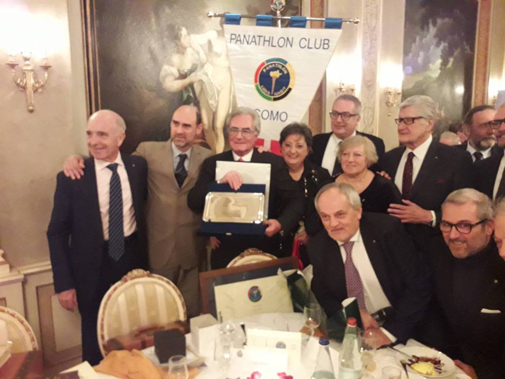 serata di auguri 2019 panathlon di como premiazioni palace como pierre zappelli e igor cassina greta parravicini