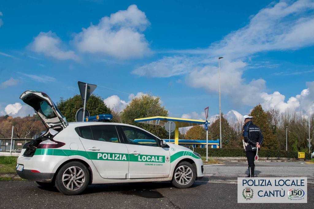 polizia locale cantù controlli strada con nuovi strumenti