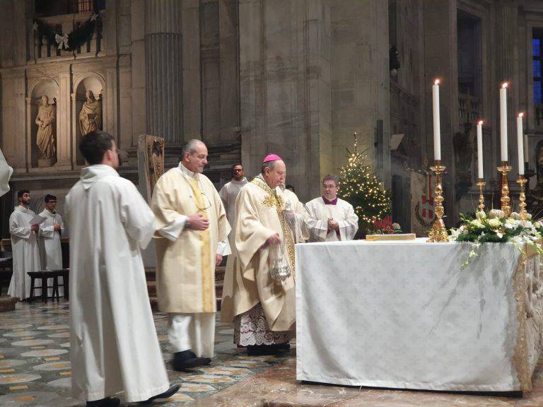 vescovo di como cantoni celebra te deum fine anno duomo