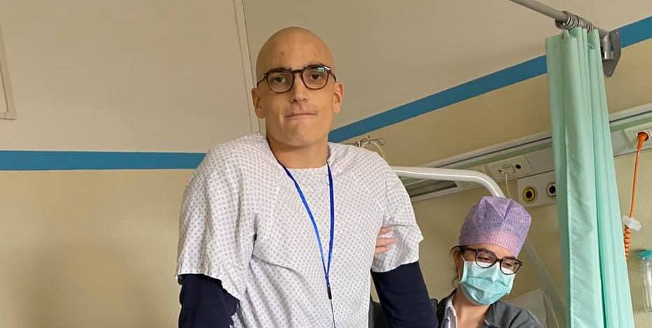 canottiere filippo mondelli dopo operazione ginocchio ospedale rizzoli bologna