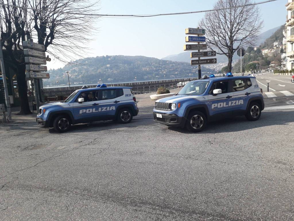 controlli polizia como per controllo emergenza coronavirus