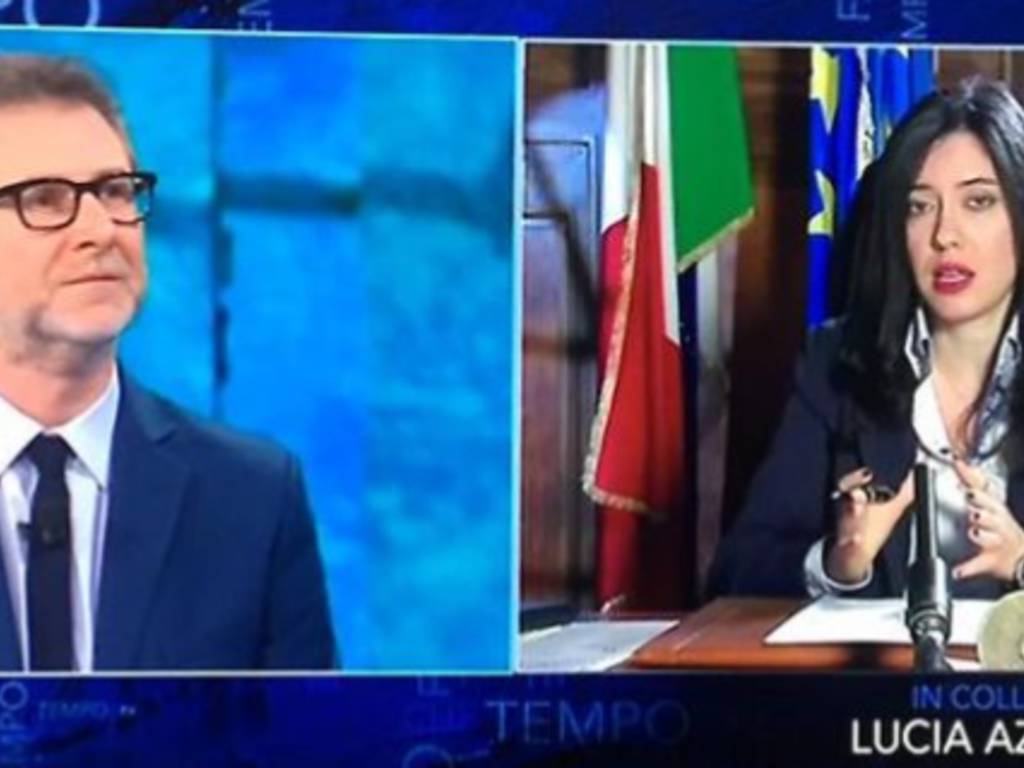 fabio faZIO e ministro azzolina in tv che tempo che fa scuola studenti