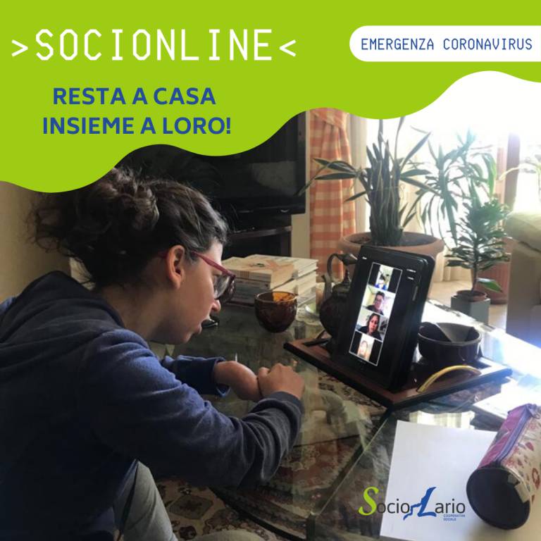 coop sociolario aula virtuale per ragazzi con disabilità