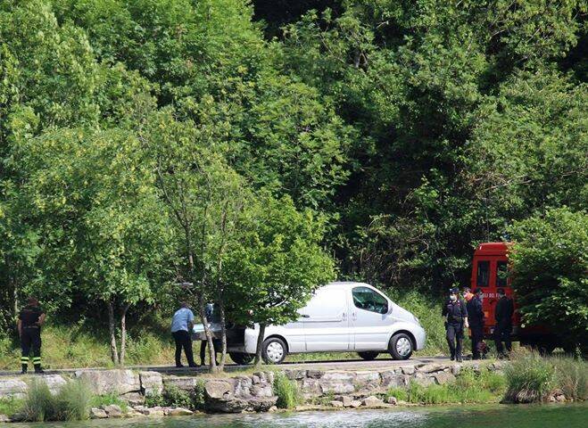 il recupero dell'uomo annegato al lago del Segrino, Mattia Gandola