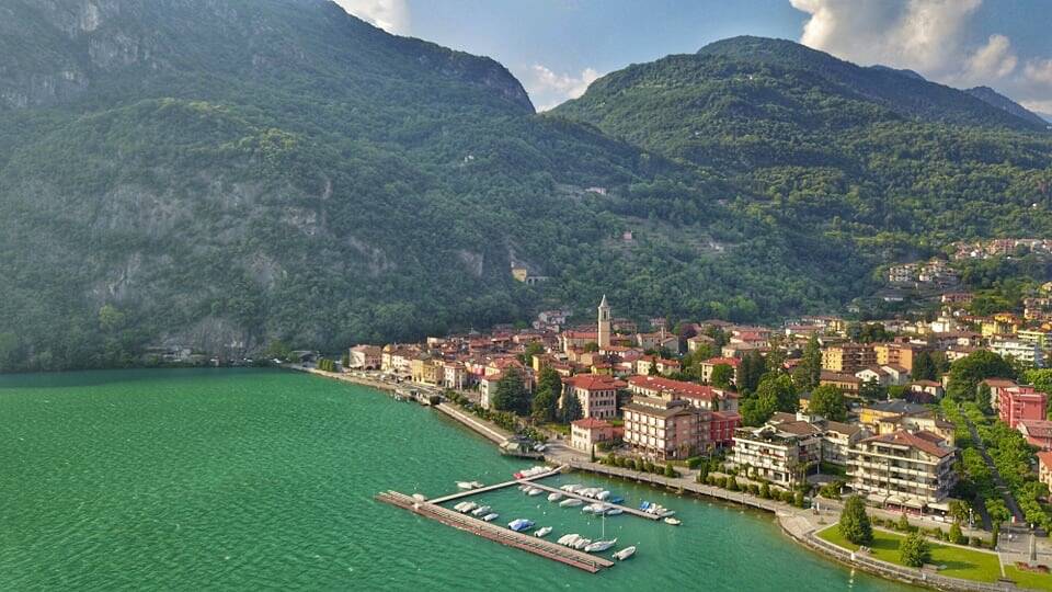 lago lugano verde