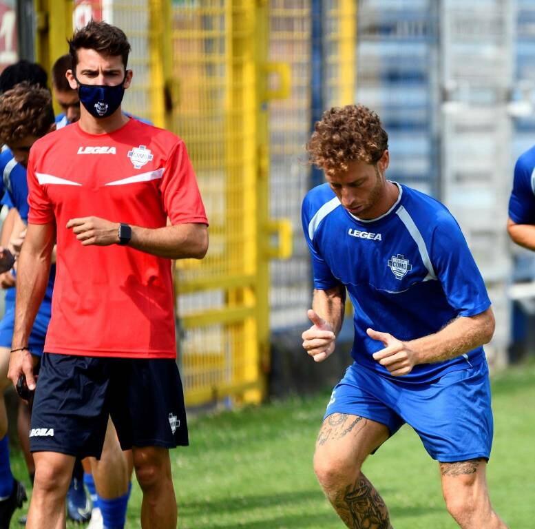 como primo allenamento allo stadio dopo lo stop per l'emergenza sanitaria