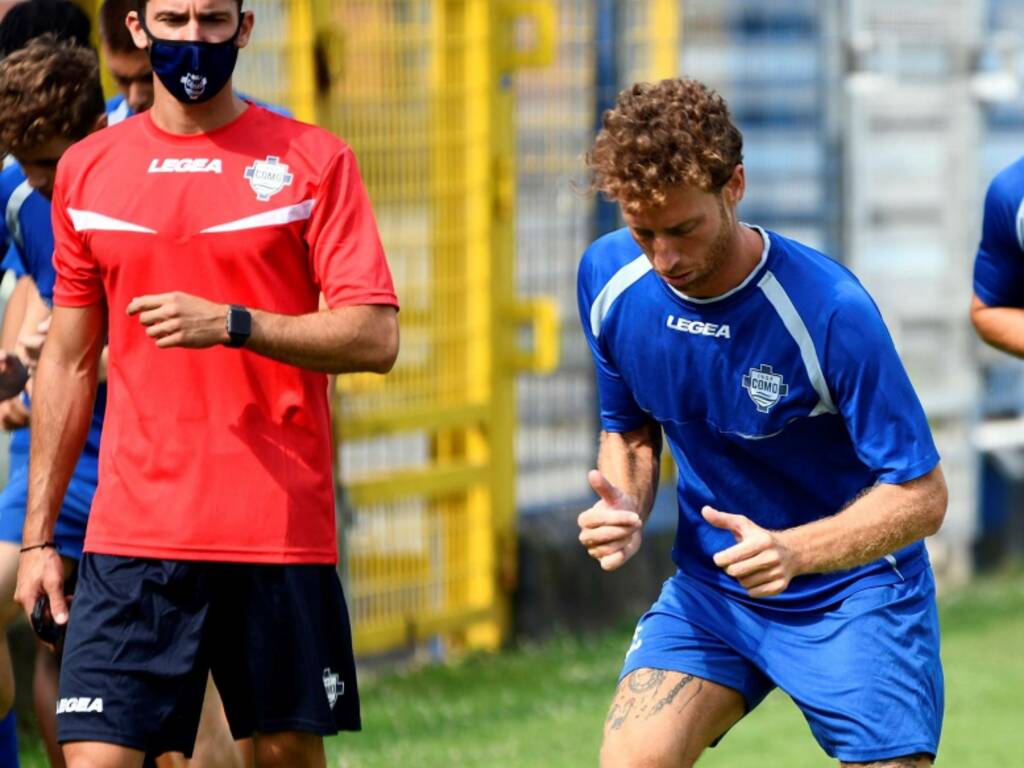 como primo allenamento allo stadio dopo lo stop per l'emergenza sanitaria