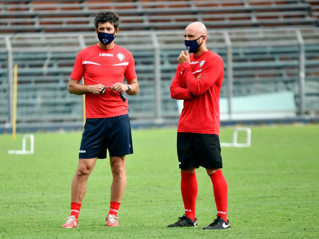 como primo allenamento allo stadio dopo lo stop per l'emergenza sanitaria