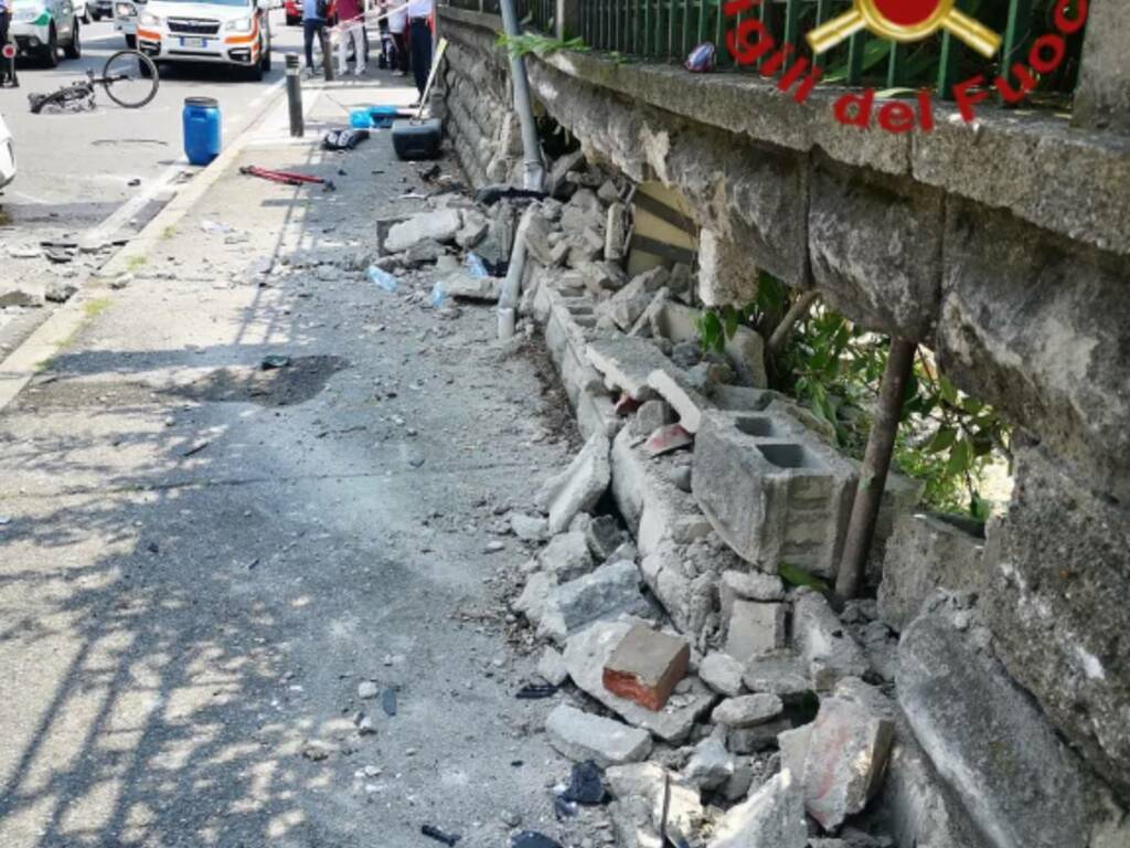 incidente via paoli camerlata auto contro bicicletta