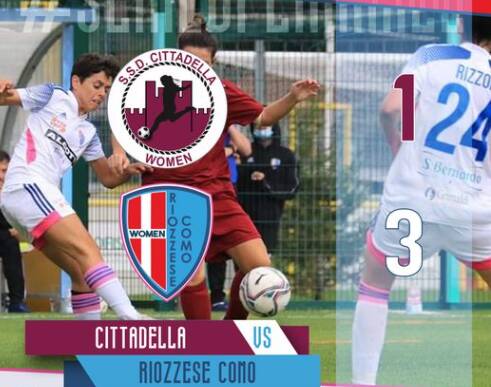 riozzese como vince a Cittadella calcio donne