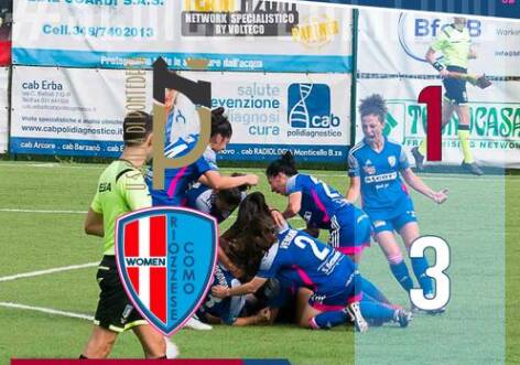 riozzese como vittoria a pontedera calcio donne