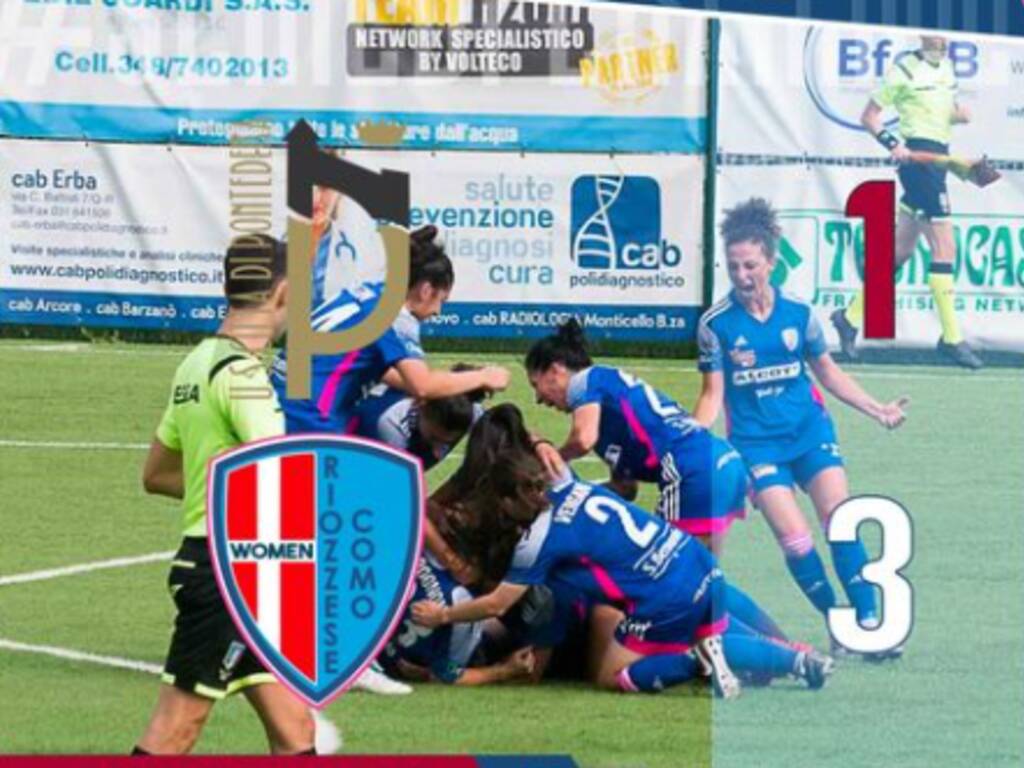 riozzese como vittoria a pontedera calcio donne